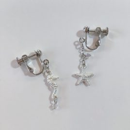 seahorse &starfishのイヤリング